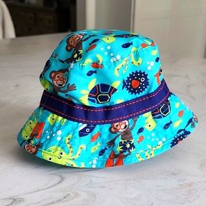 Sea Creature Multicolor Unisex Bonnet for Baby 3-6mos
